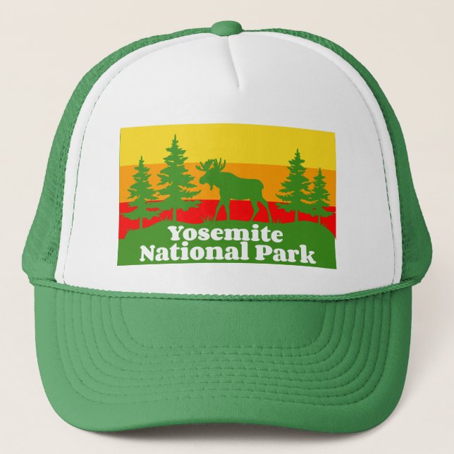 Gorra De Camionero Vintage Yosemite (Anverso)