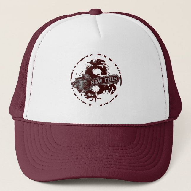 Gorra De Camionero VIO ESTO - Oval Burgundy (Anverso)