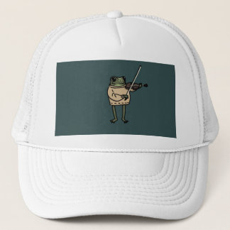 Gorra De Camionero Violin Frog Hat