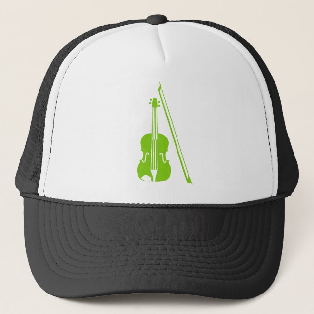 Gorra De Camionero Violin - Martian Green (Anverso)