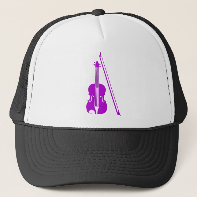 Gorra De Camionero Violín - Púrpura (Anverso)