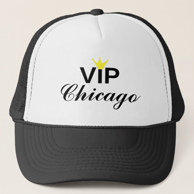 Gorra de camionero VIP Crown Chicago (Anverso)