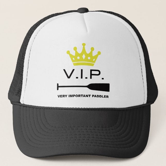 Gorra De Camionero VIP Very Important Paddler (Anverso)
