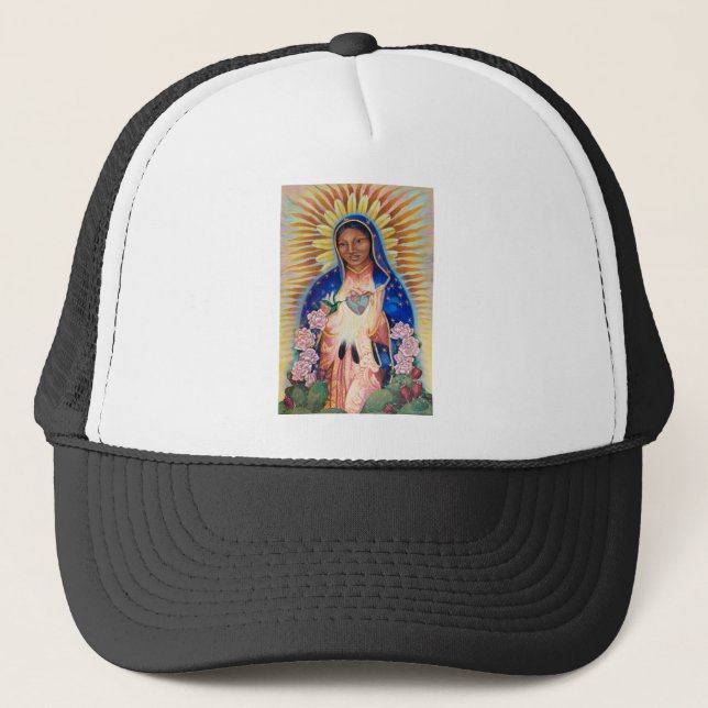 Gorra De Camionero Virgen María - nuestra señora Of Guadalupe (Anverso)