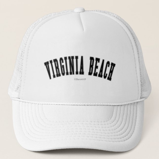 Gorra De Camionero Virginia Beach (Anverso)