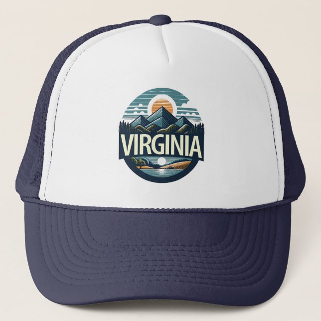 Gorra De Camionero Virginia (Estados Unidos de América) (Anverso)