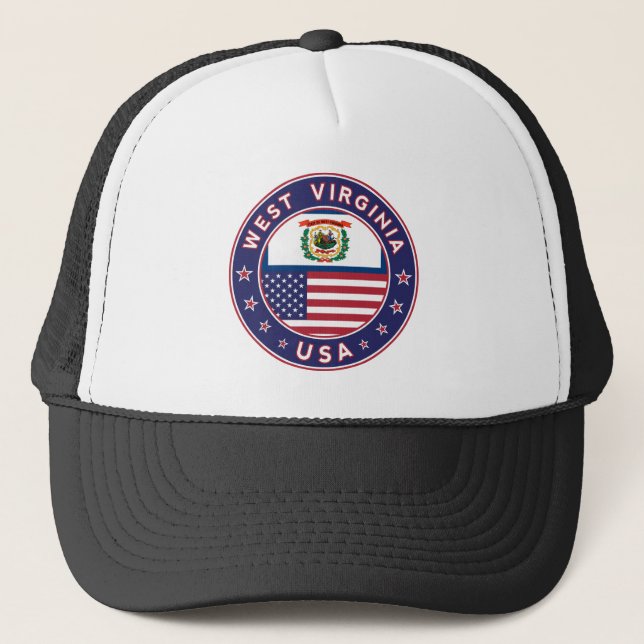 Gorra De Camionero Virginia Occidental (Anverso)