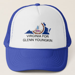 Gorra De Camionero Virginia para GLENN YOUNGKIN GOVERNADOR Trucker Ha
