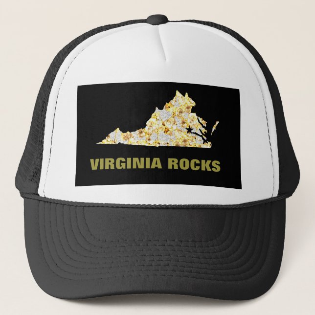 GORRA DE CAMIONERO VIRGINIA ROCKS (Anverso)