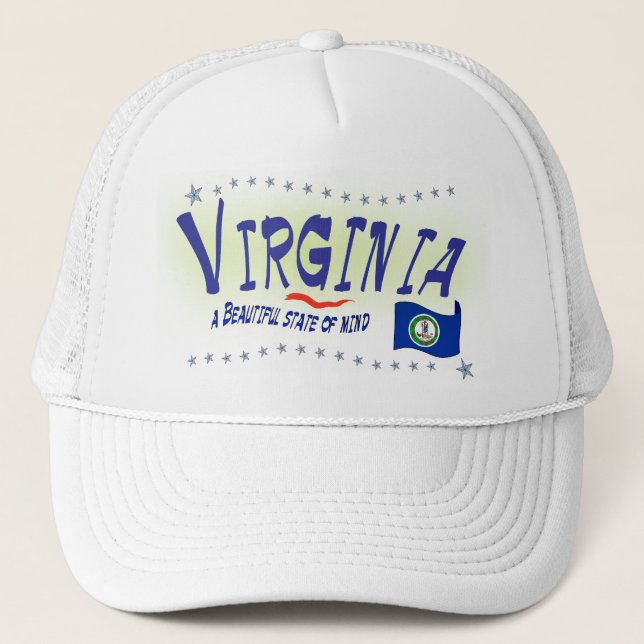 Gorra De Camionero Virginia State of Mind (Anverso)