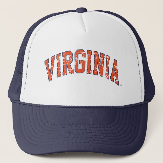 Gorra De Camionero Virginia Wordmark con problemas (Anverso)