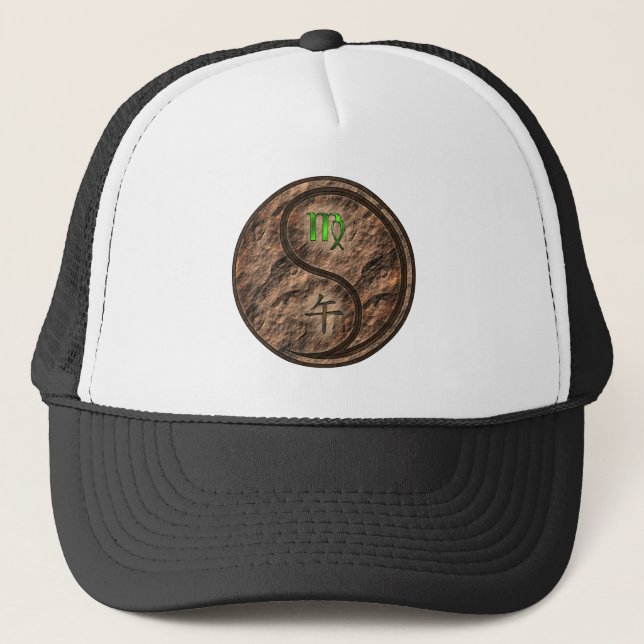 Gorra De Camionero Virgo & Caballo de Tierra (Anverso)