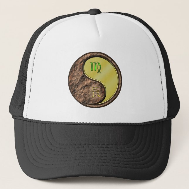 Gorra De Camionero Virgo & Dragón de Metal (Anverso)