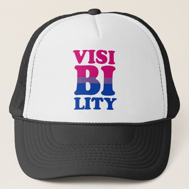 Gorra De Camionero Visibilidad bisexual (Anverso)