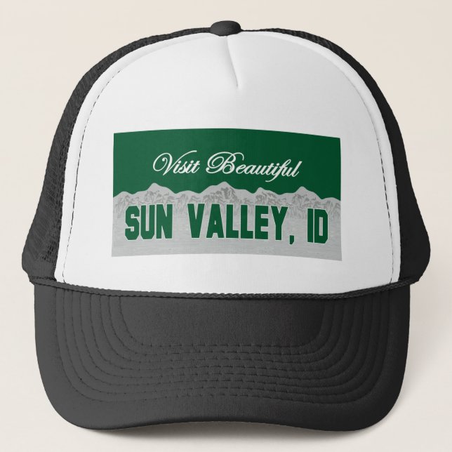 Gorra De Camionero Visita Sun Valley hermoso, Idaho (Anverso)