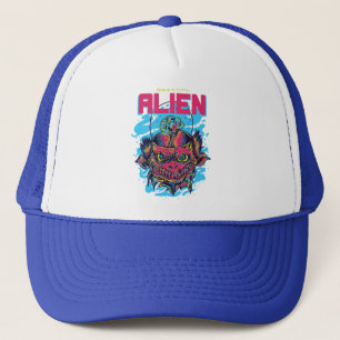 Gorra De Camionero Visitante cósmico : El diseño alienígena