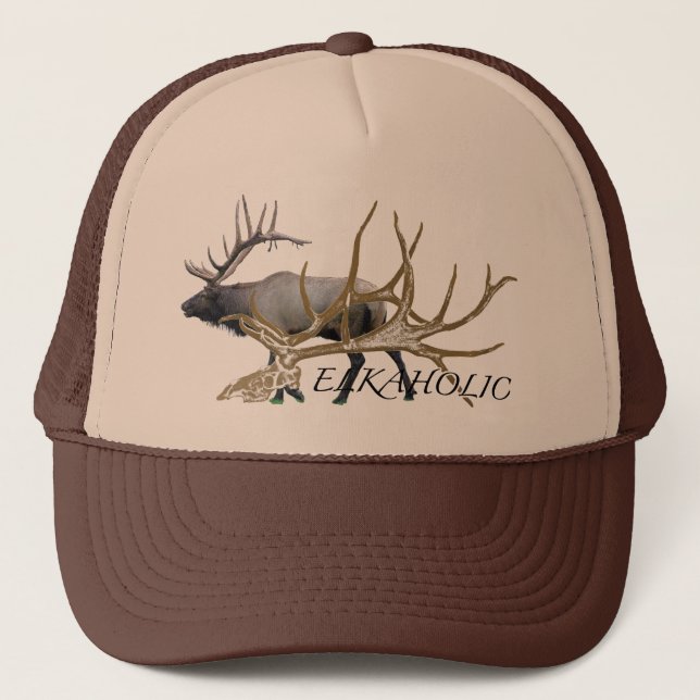 Gorra De Camionero Vista lateral de Elkaholic (Anverso)