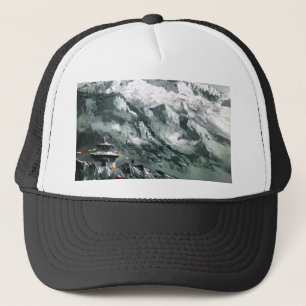 Gorra De Camionero Vista Panorámica Del Campamento Base Del Everest