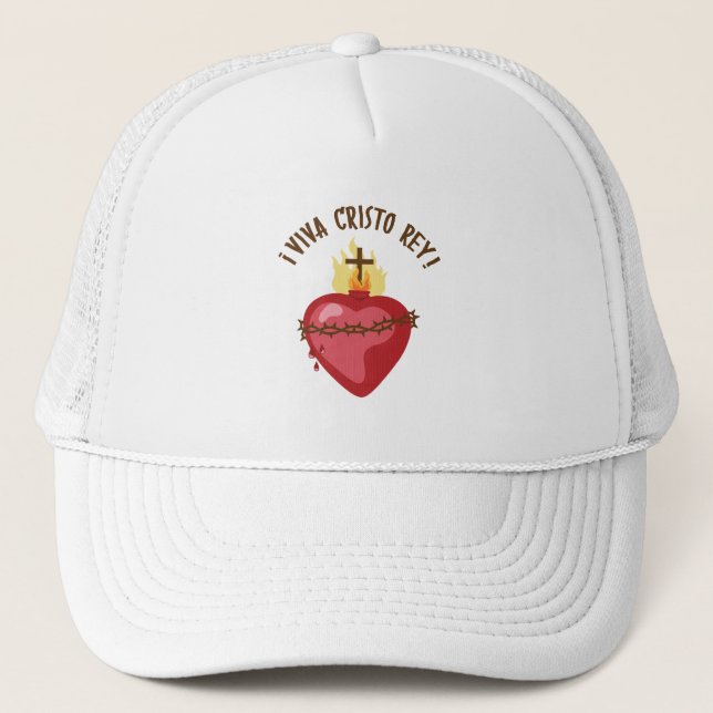Gorra De Camionero Viva Cristo Rey (Anverso)