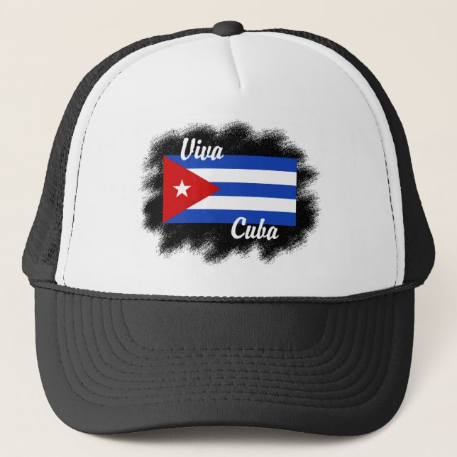 Gorra De Camionero Viva Cuba (Anverso)