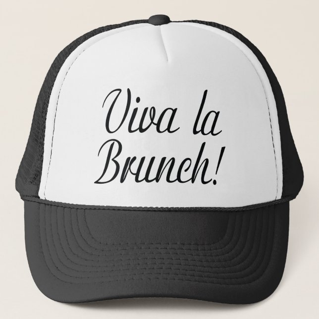 Gorra De Camionero Viva La Brunch (Anverso)
