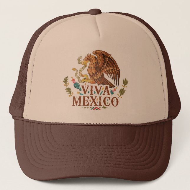 Gorra De Camionero Viva México (Anverso)