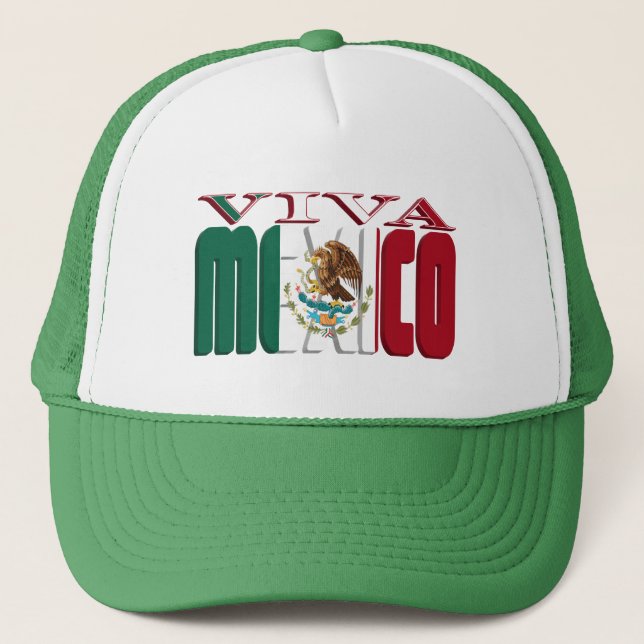 GORRA DE CAMIONERO VIVA MÉXICO (Anverso)