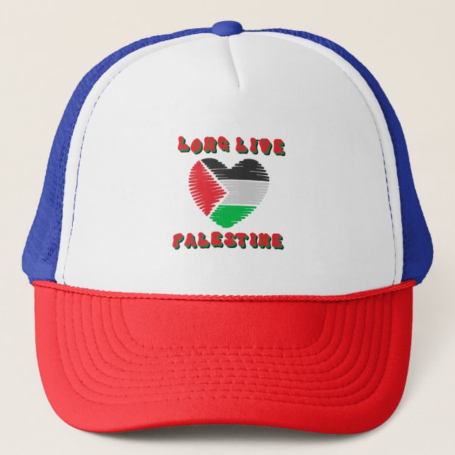 Gorra De Camionero Viva Palestina (Anverso)