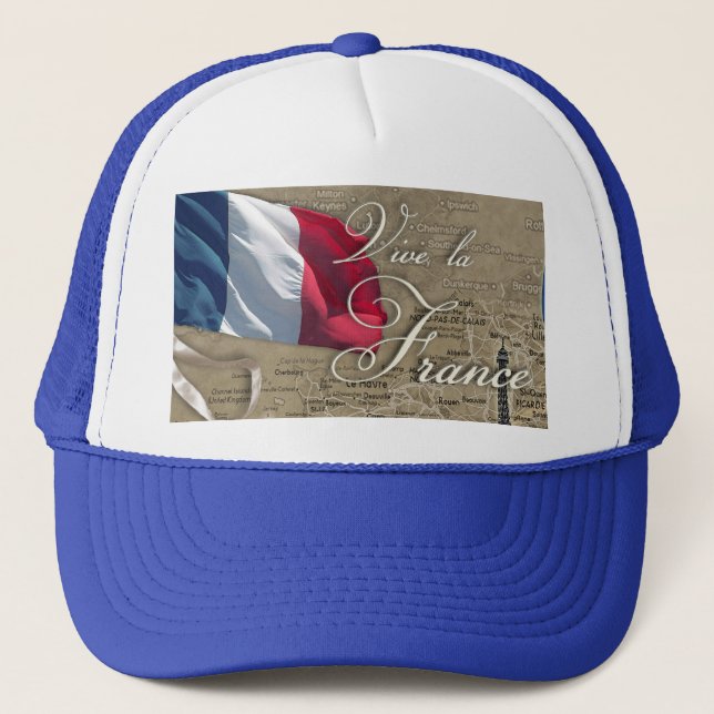 Gorra De Camionero Vive la Francia (Anverso)
