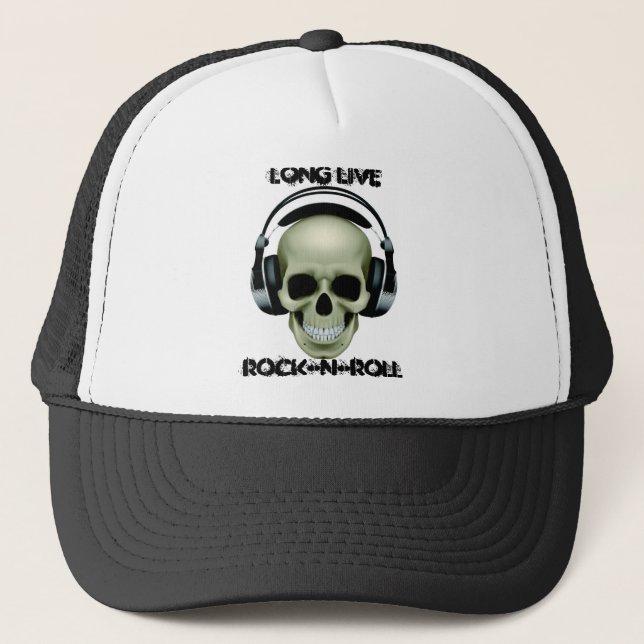 GORRA DE CAMIONERO VIVEN DE LARGO ROCK-N-ROLL (Anverso)
