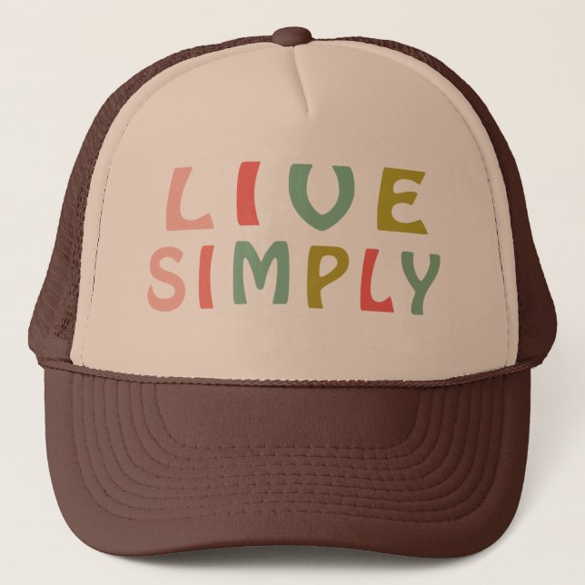 Gorra De Camionero Viven los diseños simplemente únicos (Anverso)