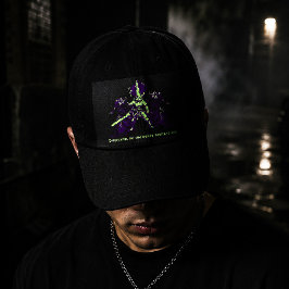 Gorra De Camionero Voidforge - Impresión de Arte Pixelado Gótico