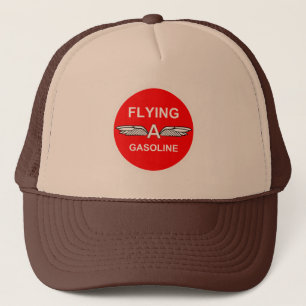 Gorra De Camionero Volando Una Gasolina