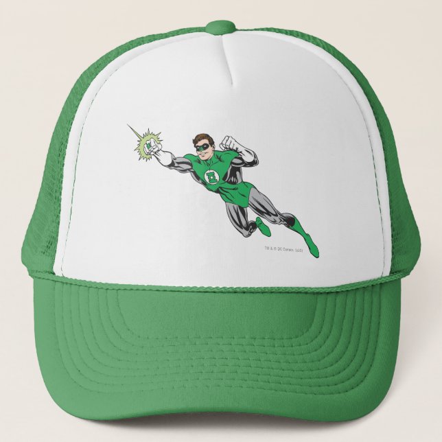 Gorra De Camionero Volante verde izquierda 2 (Anverso)