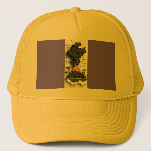 Gorra De Camionero Volcán de camiseta (Anverso)
