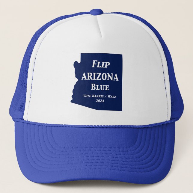 Gorra De Camionero Volcar Arizona azul en 2024 (Anverso)