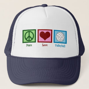 Gorra De Camionero Voleibol de amor por la paz
