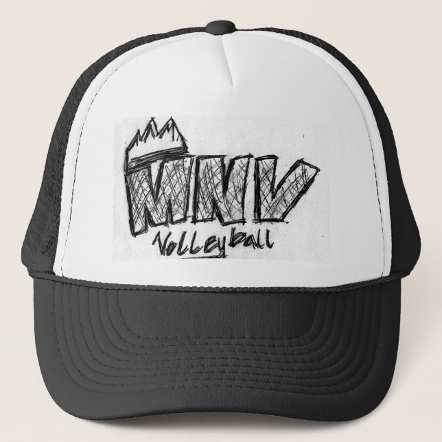 Gorra De Camionero Voleibol de MNV (Anverso)