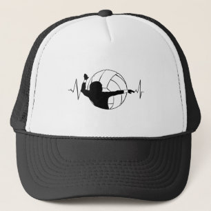 Gorra De Camionero Voleibol - Latido del corazón del jugador de volei