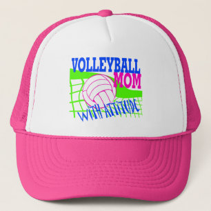 Gorra De Camionero Voleibol Mamá Con Actitud
