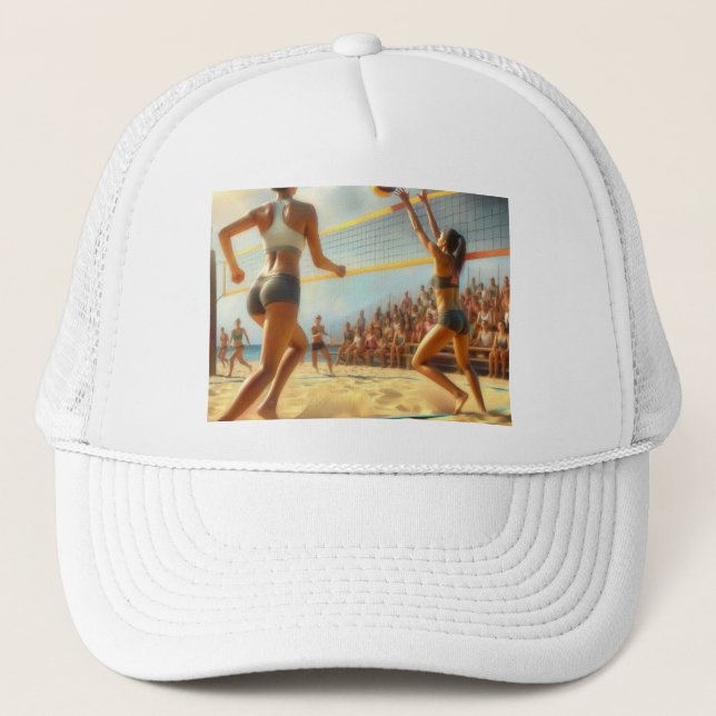 Gorra De Camionero Voleibol playa, (Anverso)