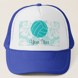 Gorra De Camionero Voleibol verde azulado