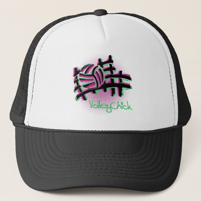 Gorra De Camionero VolleyChick Netzo (Anverso)