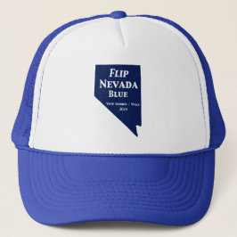 Gorra De Camionero Voltear el azul de Nevada en 2024