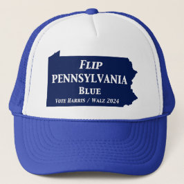 Gorra De Camionero Voltear el azul de Pensilvania en 2024
