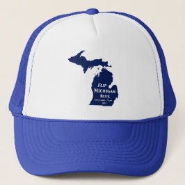 Gorra De Camionero Voltear Michigan Blue en 2024