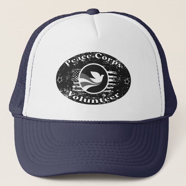 Gorra De Camionero Voluntario de los Cuerpos de Paz (Anverso)