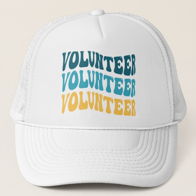 Gorra De Camionero Voluntario retro (Anverso)