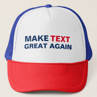 Gorra De Camionero Volver a hacer grande el texto del Personalizado