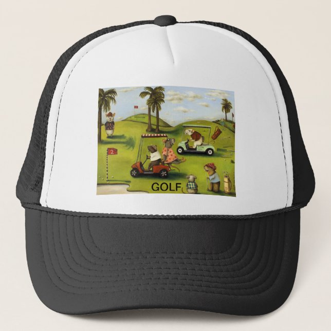 Gorra De Camionero Vorágine 2 en el campo de golf (Anverso)